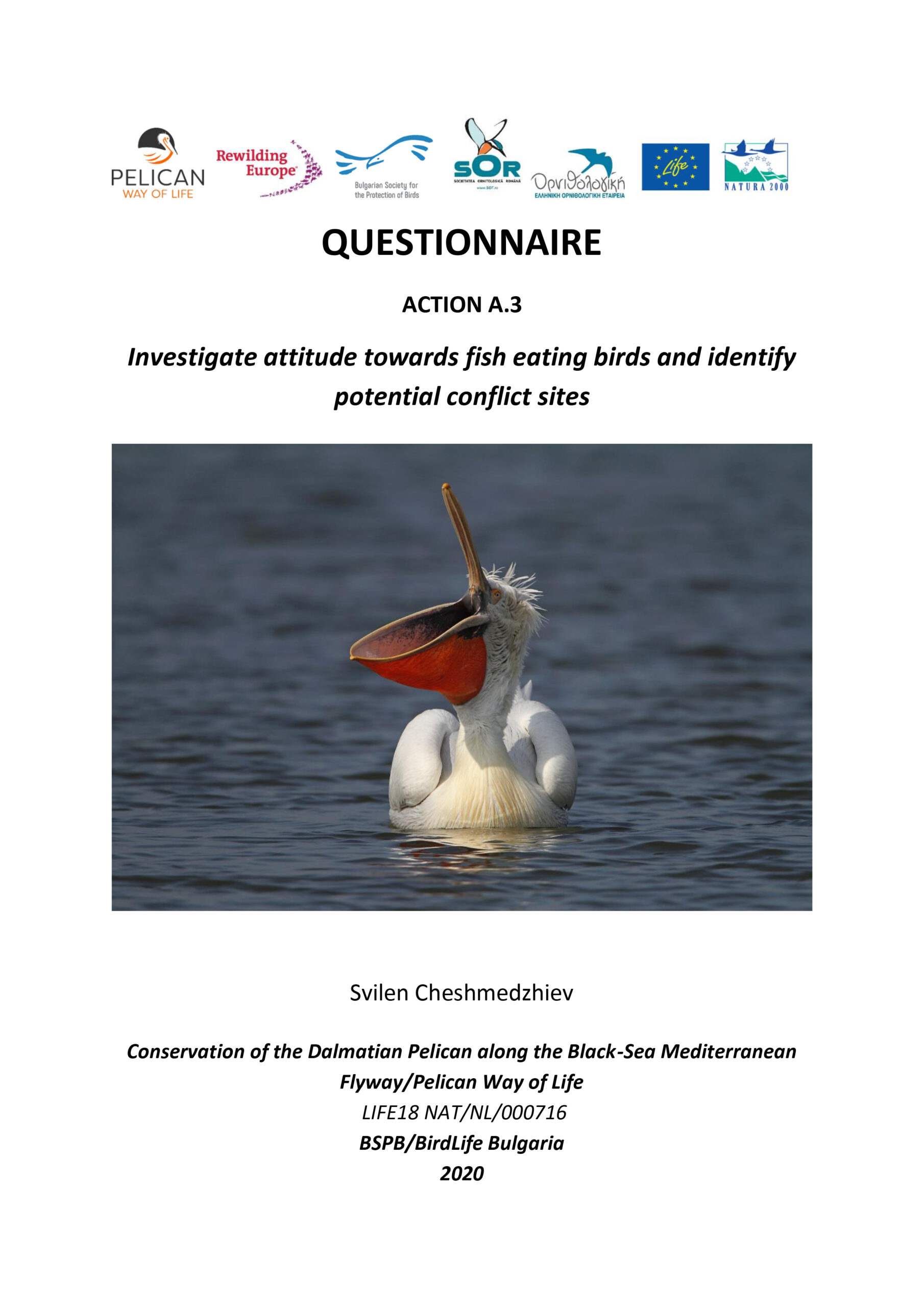 Questionnaire “Investigate attitude towards fish eating birds and identify potential conflict sites”