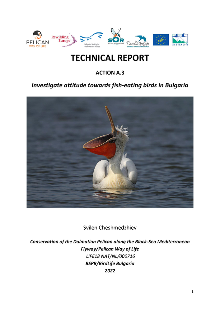 Technical report “Investigate attitude towards fish-eating birds in Bulgaria”